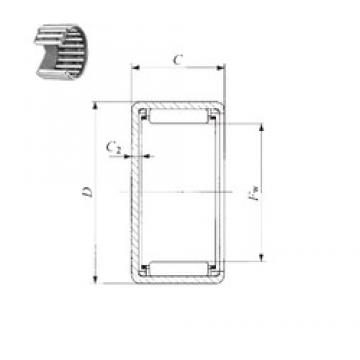 IKO BAM 2610 Rolamentos de agulha