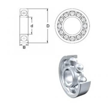 1,5 mm x 4 mm x 1,2 mm  ZEN S681X Rolamentos de esferas profundas