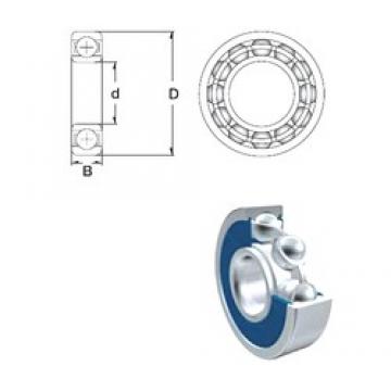 12 mm x 24 mm x 6 mm  ZEN SF61901-2RS Rolamentos de esferas profundas