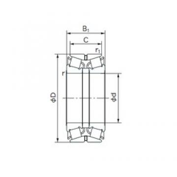 NACHI 110KBE03 Rolamentos de rolos gravados