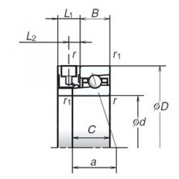 105 mm x 160 mm x 26 mm  NSK 105BNR10XE Rolamentos de esferas de contacto angular