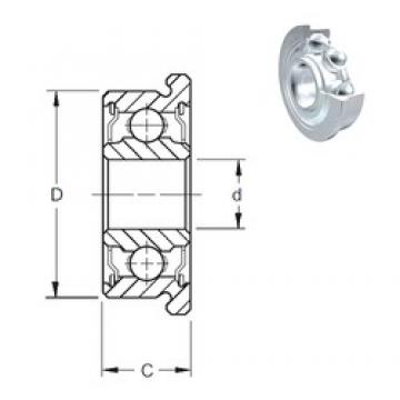 15 mm x 28 mm x 7 mm  ZEN F61902-2Z Rolamentos de esferas profundas