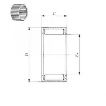 IKO YB 138 Rolamentos de agulha