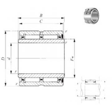 40 mm x 62 mm x 41 mm  IKO NA 6908U Rolamentos de agulha