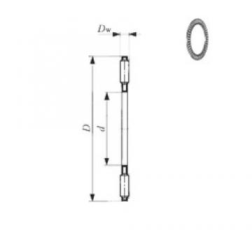 IKO NTB 1831 Rolamentos de agulha