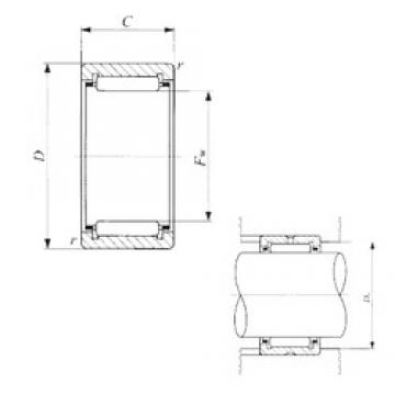 IKO TAF 202820/SG Rolamentos de agulha