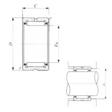 IKO TAF 304020/SG Rolamentos de agulha