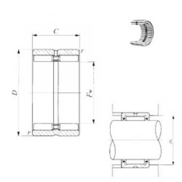 IKO GTR 486230 Rolamentos de agulha