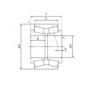 200 mm x 290 mm x 46 mm  NACHI QT13 Rolamentos de rolos gravados