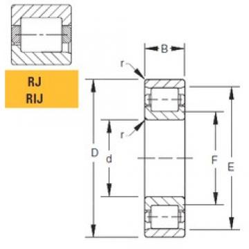 101,6 mm x 215,9 mm x 44,45 mm  Timken 40RIJ133 Rolamentos cilíndricos