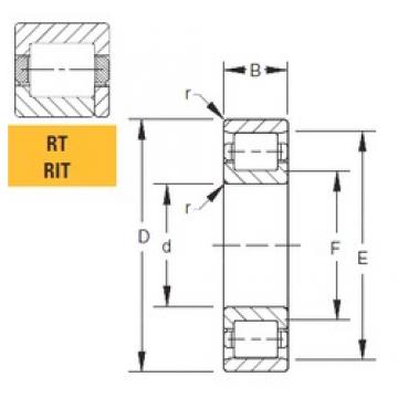 114,3 mm x 203,2 mm x 33,34 mm  Timken 45RIT196 Rolamentos cilíndricos