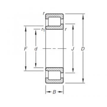 17 mm x 40 mm x 16 mm  Timken NJ2203E.TVP Rolamentos cilíndricos