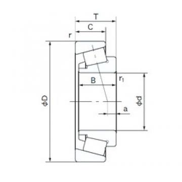 70 mm x 150 mm x 37 mm  NACHI QT31 Rolamentos de rolos gravados