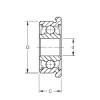 3,175 mm x 12,7 mm x 4,366 mm  ZEN SFR2A-2RS Rolamentos de esferas profundas