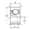 10 mm x 30 mm x 9 mm  NSK 10BGR02X Rolamentos de esferas de contacto angular