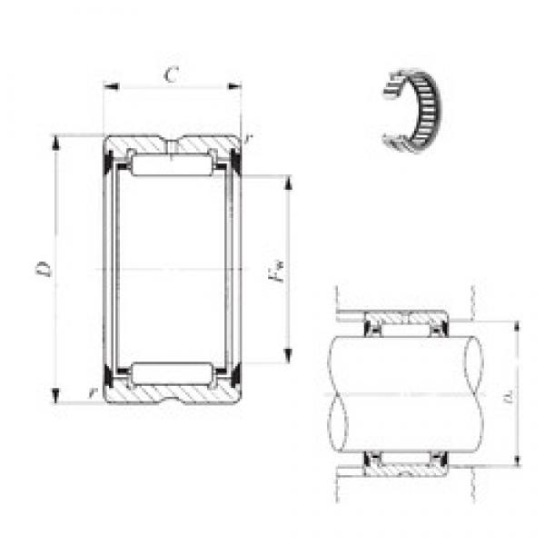 IKO BR 303920 UU Rolamentos de agulha #2 image