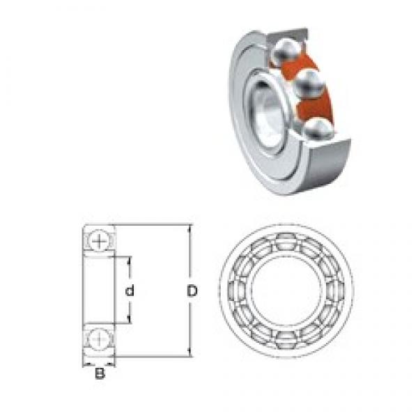 15 mm x 24 mm x 5 mm  ZEN 61802-Z.T9H.C3 Rolamentos de esferas profundas #2 image