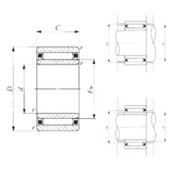 12 mm x 28 mm x 12 mm  IKO NAF 122812 Rolamentos de agulha #2 image