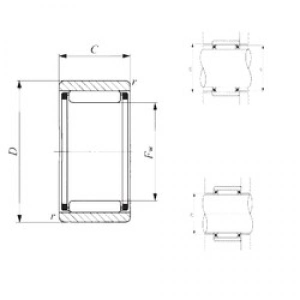 IKO RNAF 5108N Rolamentos de agulha #2 image