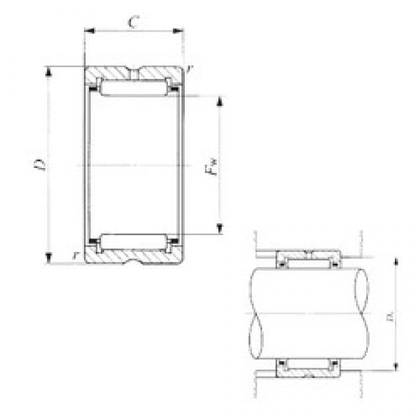 IKO TAF 304020/SG Rolamentos de agulha #2 image