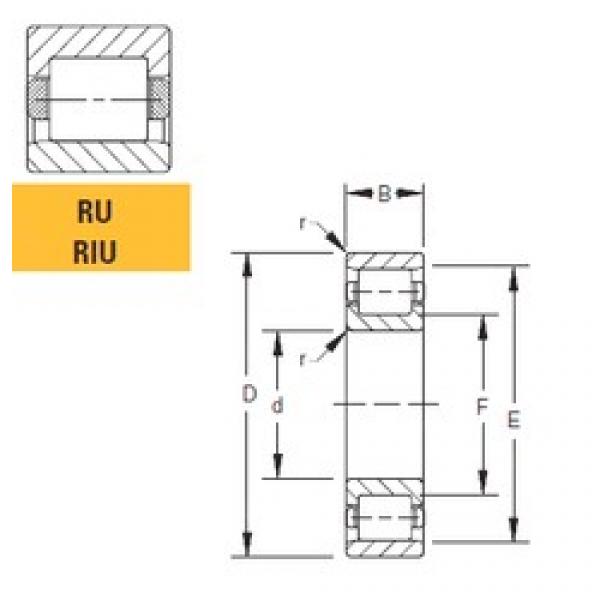 120 mm x 180 mm x 46 mm  Timken 120RU30 Rolamentos cilíndricos #1 image