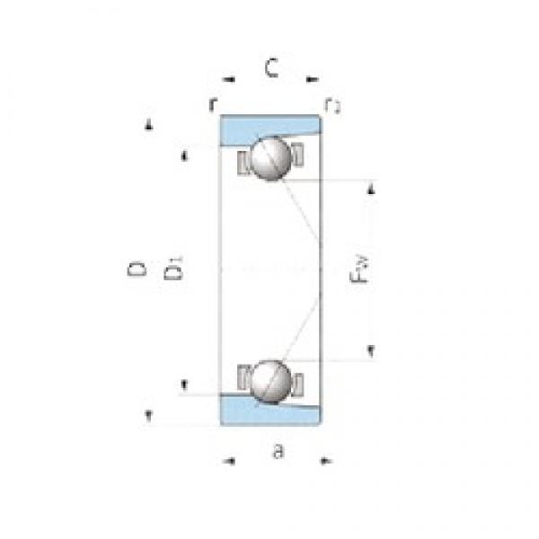 NSK VTAA19Z-4 Rolamentos de esferas de contacto angular #2 image